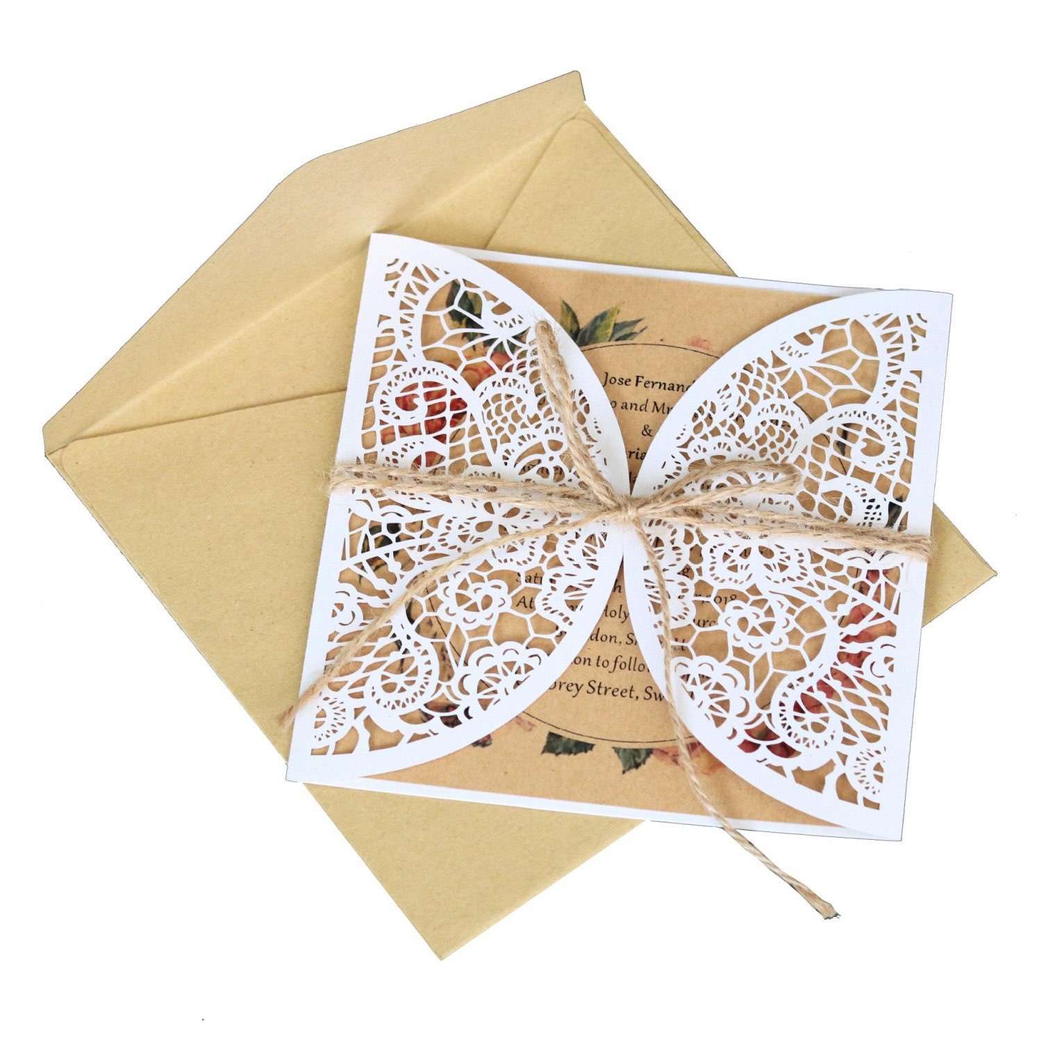 Latest Invitation Card Wedding Supplies Invitation Design Laser Cut 